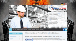 Desktop Screenshot of gama-tronik.de